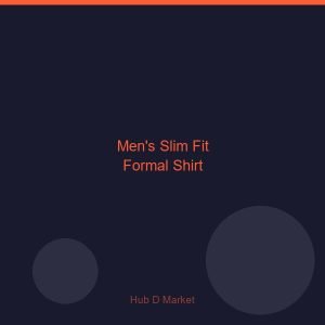Men's Slim Fit Formal Shirt