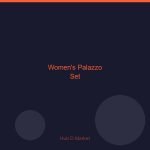 Women's Palazzo Set